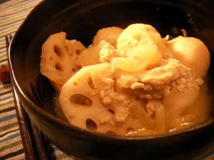 20080705 里芋とれんこんの味噌バター煮込み2.jpg