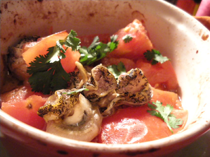 20110503 つぶ貝とトマトのオーブン焼き2.jpg
